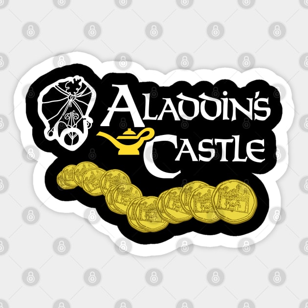 Aladdin's Castle Arcade Sticker by Chewbaccadoll